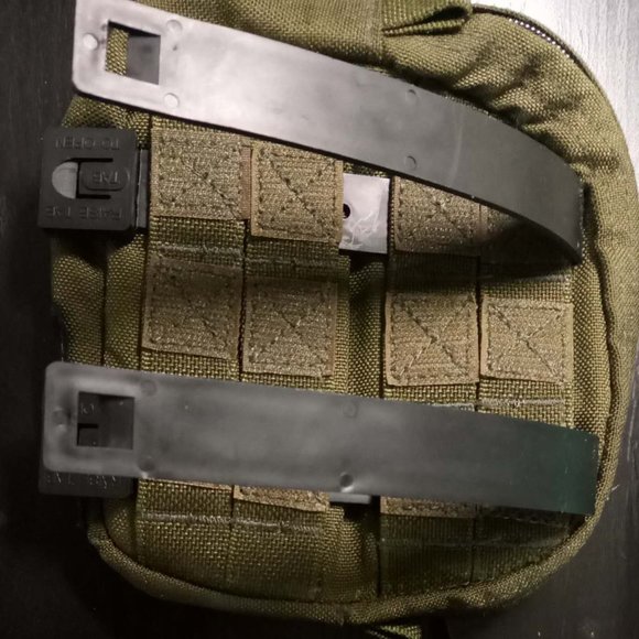 Patriot Performance Materials MOLLE pouch, OD, made in USA, like new - Picture 2 of 2